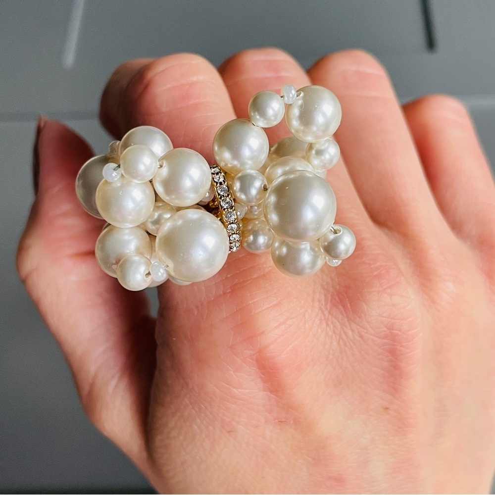 Swarovski Pearl and Crystal Ring